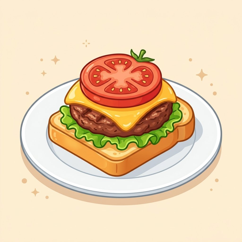 漢堡肉排起司吐司
